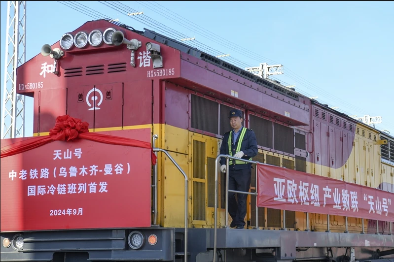 Lachin Sidès Azi Railway transpò